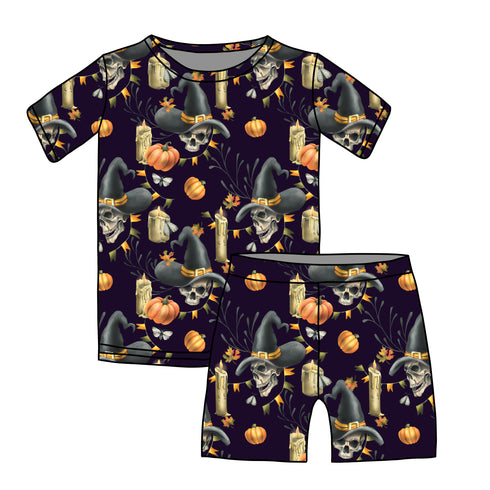 Spellbound Shadows Short sleeve top/Shorts set